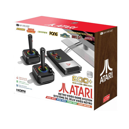 My Arcade Gamestation Pro Atari Κονσόλα TV με 200+ Παιχνίδια, 2 Ασύρματα Joysticks & RGB LED Φωτισμό