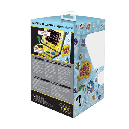 My Arcade Micro Player Bubble Bobble Mini Arcade Κονσόλα με Οθόνη 2.75” & Αφαιρούμενο Joystick