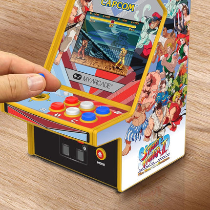 My Arcade Micro Player Pro Super Street Fighter II Mini Arcade Κονσόλα με 2 Παιχνίδια & Οθόνη 2.75”