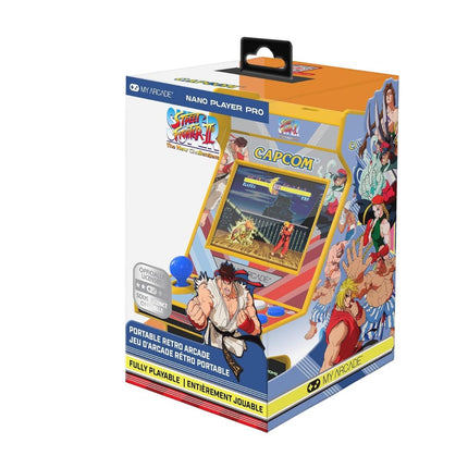 My Arcade Nano Player Pro Super Street Fighter II Φορητή Mini Arcade Κονσόλα με Οθόνη 2.4”