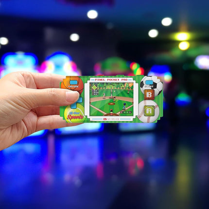 My Arcade Pixel Pocket Pro All-Star Sports Φορητή Κονσόλα με 18 Παιχνίδια & Μπρελόκ