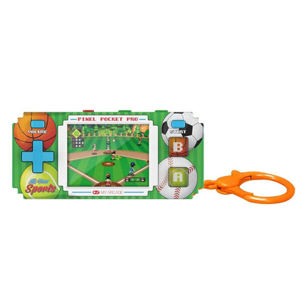 My Arcade Pixel Pocket Pro All-Star Sports Φορητή Κονσόλα με 18 Παιχνίδια & Μπρελόκ