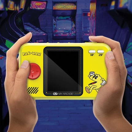My Arcade Pocket Player Pac-Man Φορητή Κονσόλα με 3 Παιχνίδια, Οθόνη 2.75” & Υποδοχή Ακουστικών