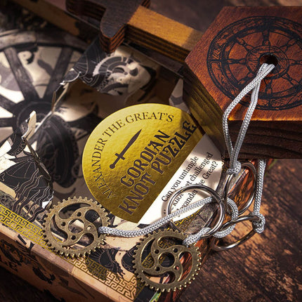 Myths and Legends Alexander the Great Gordion Knot Puzzle Ξύλινος Γρίφος Δεσμός του Γόρδιου 12+ Ετών