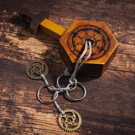 Myths and Legends Alexander the Great Gordion Knot Puzzle Ξύλινος Γρίφος Δεσμός του Γόρδιου 12+ Ετών