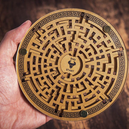 Myths and Legends Theseus and Minotaur Puzzle Ξύλινος Γρίφος Λαβύρινθος Θησέα και Μινώταυρου 12+ Ετών