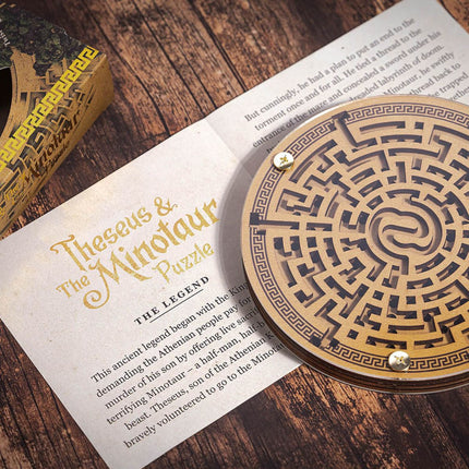 Myths and Legends Theseus and Minotaur Puzzle Ξύλινος Γρίφος Λαβύρινθος Θησέα και Μινώταυρου 12+ Ετών