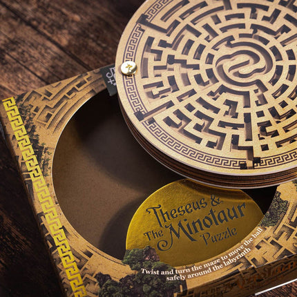 Myths and Legends Theseus and Minotaur Puzzle Ξύλινος Γρίφος Λαβύρινθος Θησέα και Μινώταυρου 12+ Ετών