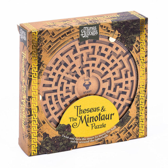 Myths and Legends Theseus and Minotaur Puzzle Ξύλινος Γρίφος Λαβύρινθος Θησέα και Μινώταυρου 12+ Ετών