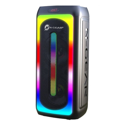 N-Gear JUKE 808 LGP Φορητό Ηχείο Καραόκε με Φώτα & 2 Μικρόφωνα