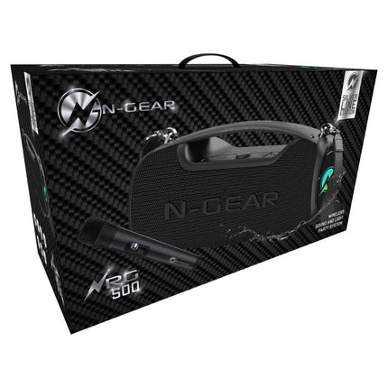 N-Gear NRG500 Portable Karaoke Outdoor Speaker 1xWireless Mic