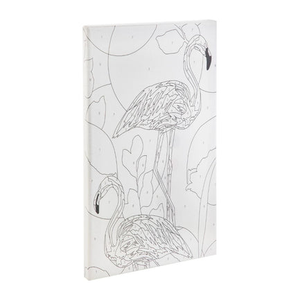 Nassau Fine Art Flamingo Σετ Ζωγραφικής με Καμβά A4 & Ακρυλικά Χρώματα 8+ Ετών