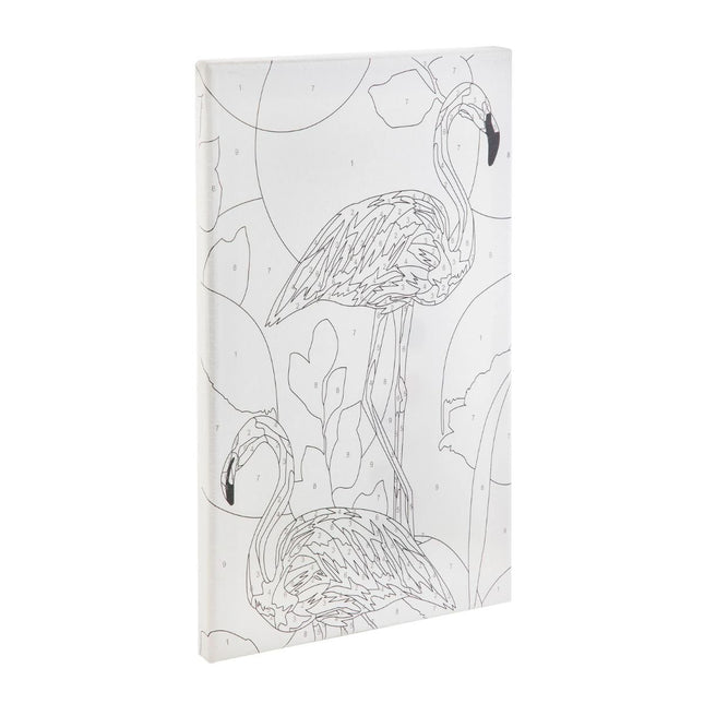 Nassau Fine Art Flamingo Σετ Ζωγραφικής με Καμβά A4 & Ακρυλικά Χρώματα 8+ Ετών