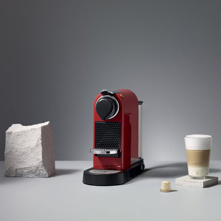 Nespresso CitiZ Καφετιέρα Μηχανή Espresso & Lungo για Κάψουλες 19 Bar, Κόκκινη