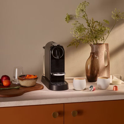 Nespresso CitiZ & Milk D123 Καφετιέρα Μηχανή Espresso & Lungo για Κάψουλες 19 Bar με Aeroccino3, Μαύρη