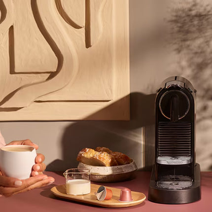 Nespresso CitiZ & Milk D123 Καφετιέρα Μηχανή Espresso & Lungo για Κάψουλες 19 Bar με Aeroccino3, Μαύρη