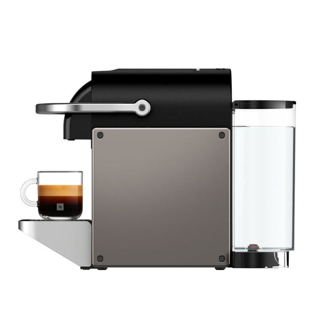 Nespresso Pixie Καφετιέρα Espresso & Lungo για Κάψουλες 19bar, Titan