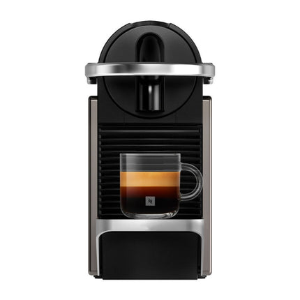 Nespresso Pixie Καφετιέρα Espresso & Lungo για Κάψουλες 19bar, Titan