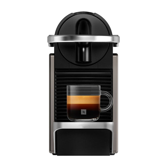Nespresso Pixie Καφετιέρα Espresso & Lungo για Κάψουλες 19bar, Titan