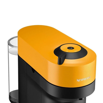 Nespresso Vertuo Pop Μηχανή Καφέ με Centrifusion™ Τεχνολογία & 6 Μεγέθη Ροφημάτων για Κάψουλες Vertuo,19bar Mango Yellow, Κίτρινη