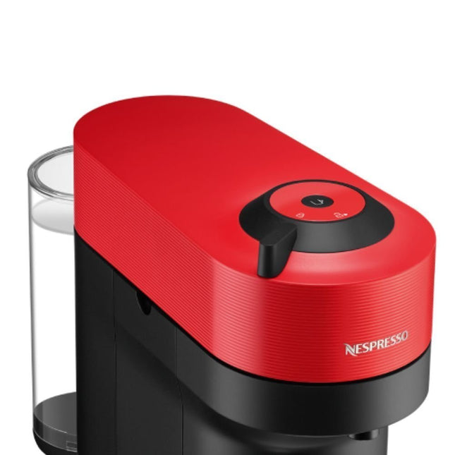 Nespresso Vertuo Pop Μηχανή Καφέ με Centrifusion™ Τεχνολογία & 6 Μεγέθη Ροφημάτων για Κάψουλες Vertuo,19bar Spicy Red, Κόκκινο