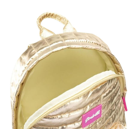 NICE Girabrilla Backpack Παιδικό Σακίδιο Πλάτης με Ιριδίζον Ύφασμα Gold 19037 6+ Ετών