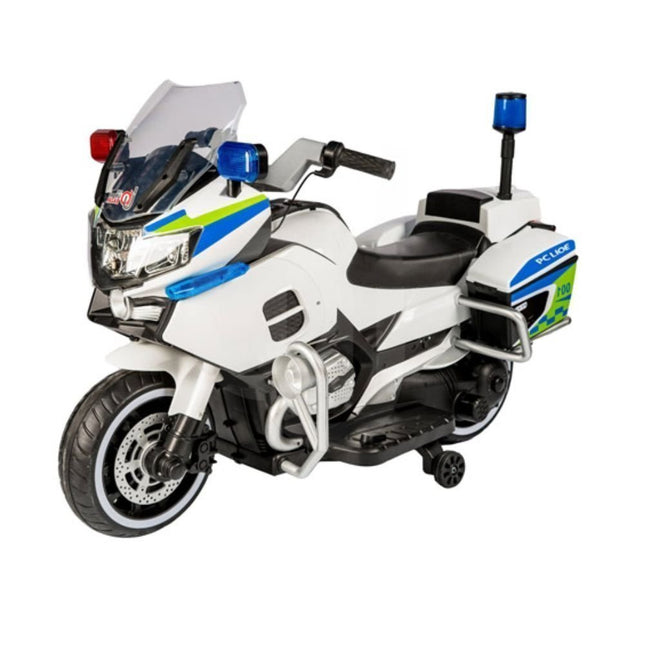 Ηλεκτροκίνητη Παιδική Αστυνομική Μοτοσικλέτα 12V με Φώτα, Ήχους & Bluetooth