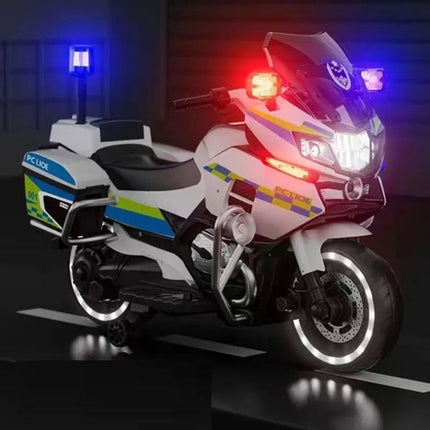 Ηλεκτροκίνητη Παιδική Αστυνομική Μοτοσικλέτα 12V με Φώτα, Ήχους & Bluetooth