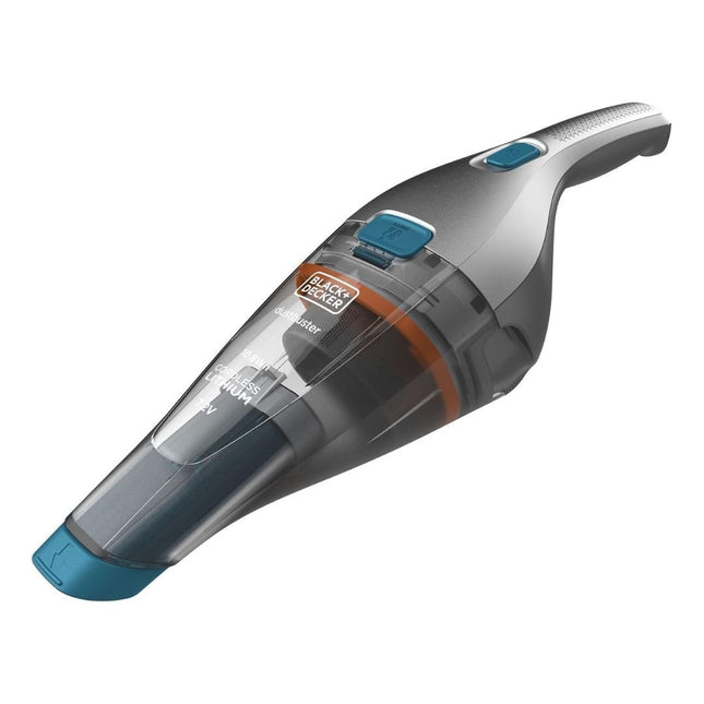 Black & Decker Dustbuster Επαναφορτιζόμενο Σκουπάκι Χειρός 7.2V με Χωρητικότητα Κάδου 385 ml, Ισχυρή Αναρρόφηση, Αναδιπλούμενο Ακροφύσιο & Βάση Φόρτισης NVC215WA-QW