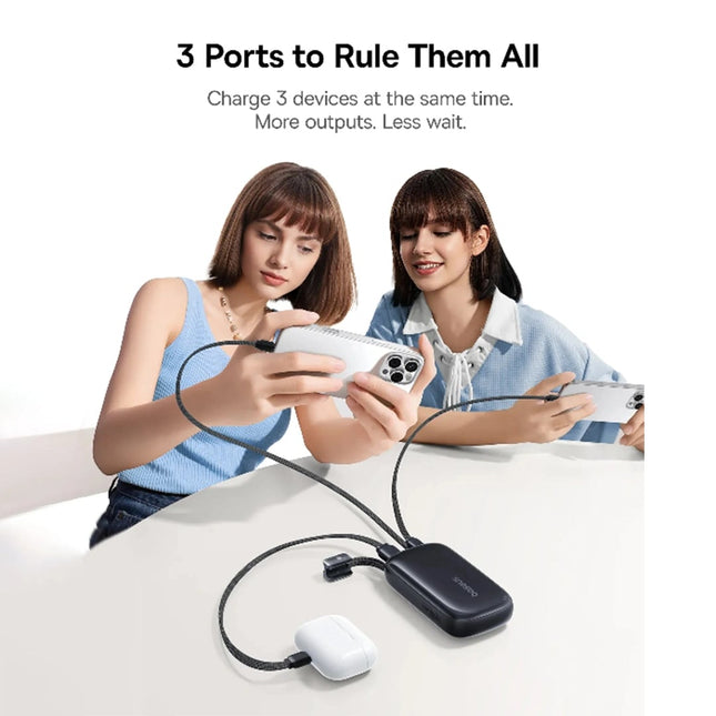 Baseus Powerbank 45W 10000mAh Display EnerFill FC21 Qpow 3 Ultra Black