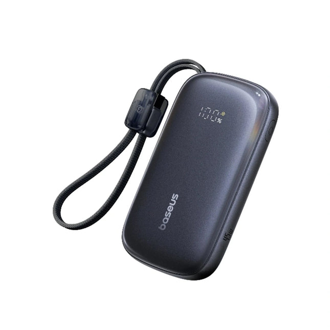 Baseus Powerbank 45W 10000mAh Display EnerFill FC21 Qpow 3 Ultra Black
