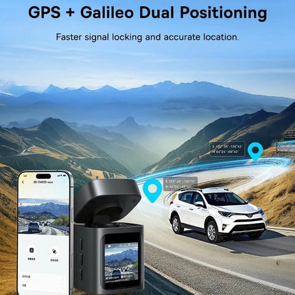 Baseus Car Dashcam Front 3K GPS+Solar PrimeTrip VD1 Black
