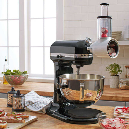 KitchenAid Σετ Επέκτασης Τριψίματος και Τεμαχισμού Λαχανικών με 3 Κυλίνδρους 5KSMEMVSC Inox