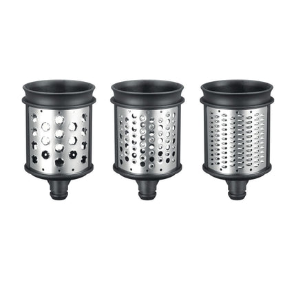 KitchenAid Σετ Επέκτασης Τριψίματος και Τεμαχισμού Λαχανικών με 3 Κυλίνδρους 5KSMEMVSC Inox
