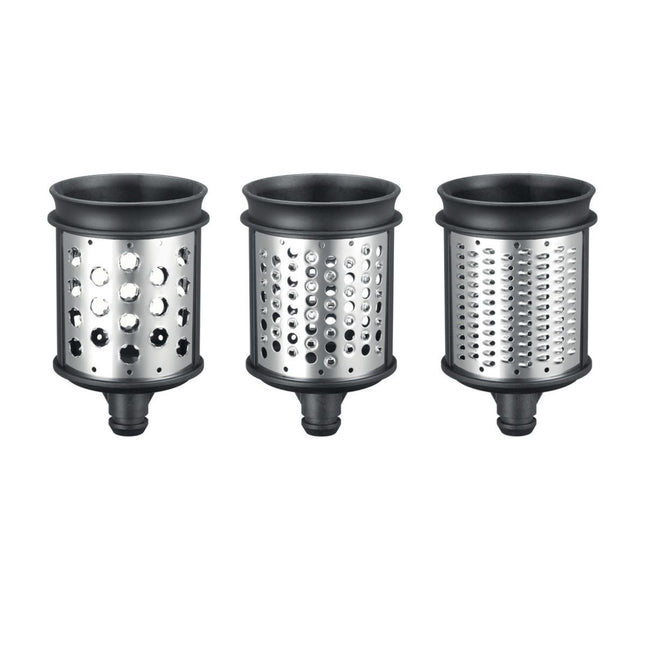 KitchenAid Σετ Επέκτασης Τριψίματος και Τεμαχισμού Λαχανικών με 3 Κυλίνδρους 5KSMEMVSC Inox