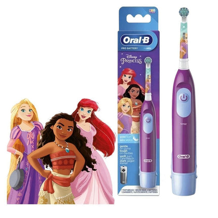 Oral-B Disney Princess Ηλεκτρική Οδοντόβουρτσα Μπαταρίας με Χρονοδιακόπτη & Extra Soft Κεφαλή, 3+ Ετών