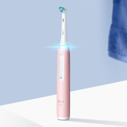 Oral-B iO Series 3 Επαναφορτιζόμενη Ηλεκτρική Οδοντόβουρτσα Magnetic με 3 Λειτουργίες Καθαρισμού & Έξυπνο Αισθητήρα Πίεσης, Ροζ