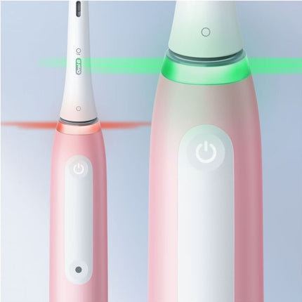Oral-B iO Series 3 Επαναφορτιζόμενη Ηλεκτρική Οδοντόβουρτσα Magnetic με 3 Λειτουργίες Καθαρισμού & Έξυπνο Αισθητήρα Πίεσης, Ροζ