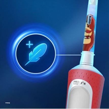 Oral-B Pro Kids, Ηλεκτρική Οδοντόβουρτσα για Παιδιά με Αυτοκόλλητα &amp; Ευαίσθητη Λειτουργία Καθαρισμού