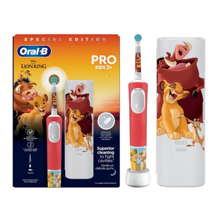 Oral-B Pro Kids, Ηλεκτρική Οδοντόβουρτσα για Παιδιά με Αυτοκόλλητα &amp; Ευαίσθητη Λειτουργία Καθαρισμού