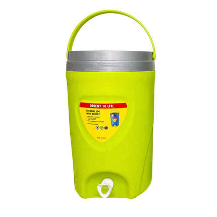 Orient Ισοθερμικό Δοχείο Νερού 10L με Βρύση & Λαβή για Εύκολη Μεταφορά Πράσινο