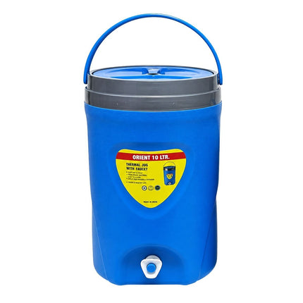Orient Ισοθερμικό Δοχείο Νερού 10L με Βρύση & Λαβή για Εύκολη Μεταφορά Μπλε