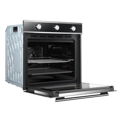 Midea Εντοιχιζόμενος Φούρνος Ανοξείδωτος 70L με 10 Λειτουργίες & EasyClean Επίστρωση, Inox 65M90M1N