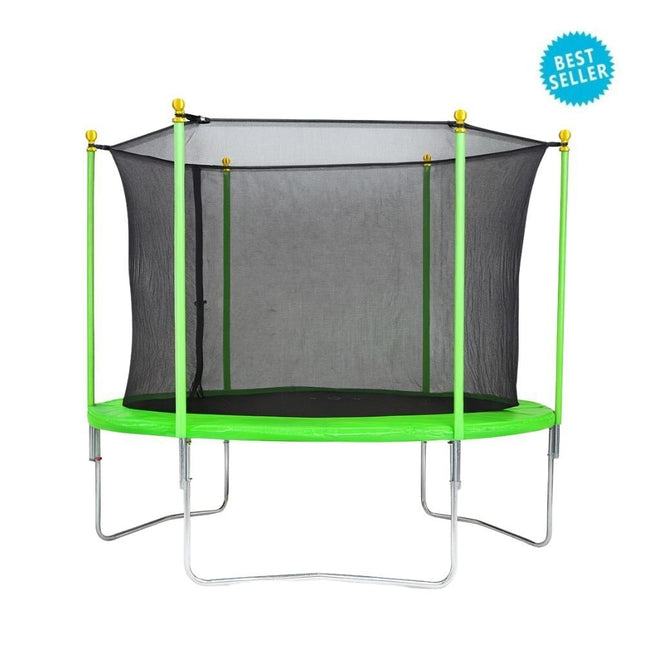 OZZY Τραμπολίνο Παιδικό 6FT με Δίχτυ Ασφαλείας & Ύψος 1.83m για Ηλικίες 6+ Ετών