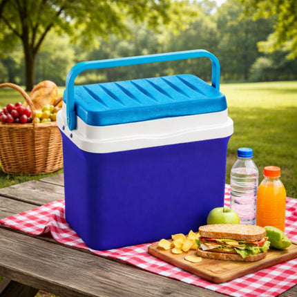 Gio Style Bravo Φορητή Παγωνιέρα 30L με Χερούλι Μεταφοράς Μπλε