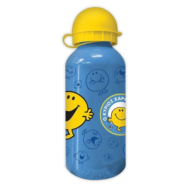 Παγούρι Αλουμινίου 400ml “Μικροί Κύριοι & Μικρές Κυρίες” – Ο Κύριος Χαρούμενος