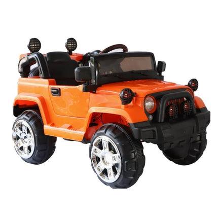 Ηλεκτροκίνητο Αυτοκίνητο Jeep 4×4 12V με Τηλεχειριστήριο & LED Φώτα σε 3 Διαφορετικά Χρώματα, 3+ Ετών