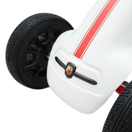 Fiat Abarth Παιδικό Μονοθέσιο Go Kart με Πετάλια 3+ Ετών PB9388A Λευκό