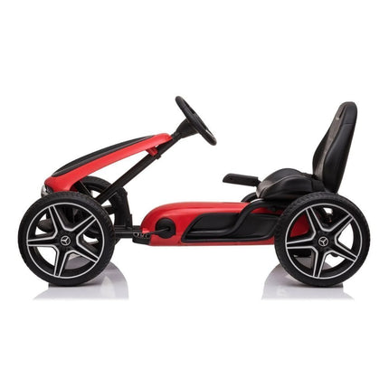 Go-Kart MERCEDES BENZ® Πεταλοκίνητο με Licensed Σήμα, EVA Ρόδες & Ρυθμιζόμενο Κάθισμα, 3+ Ετών