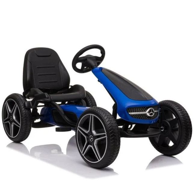 Go-Kart MERCEDES BENZ® Πεταλοκίνητο με Licensed Σήμα, EVA Ρόδες & Ρυθμιζόμενο Κάθισμα, 3+ Ετών